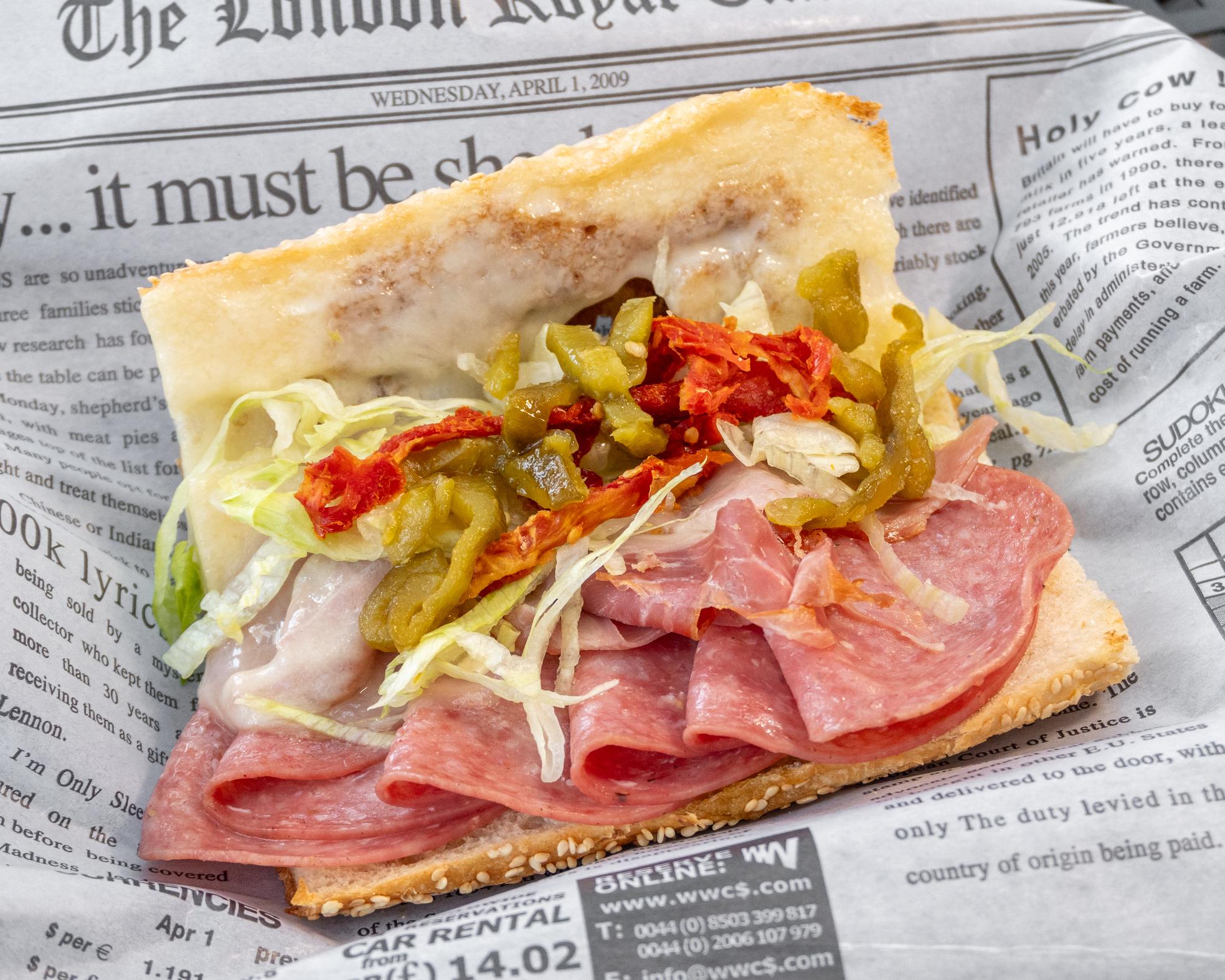 Salami Get This Straight Lunch.