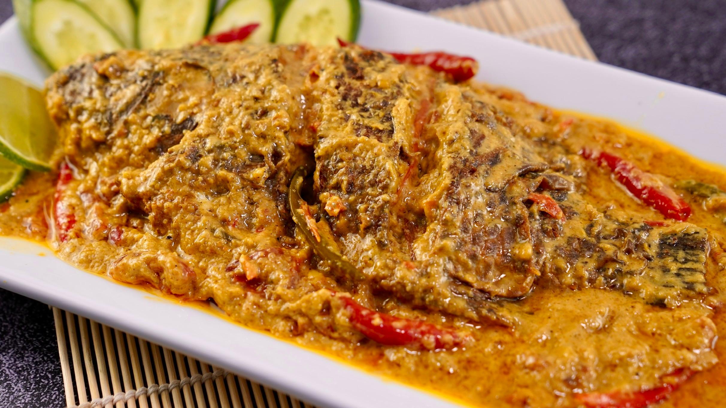 Yellow Sauce Fried Tilapia.