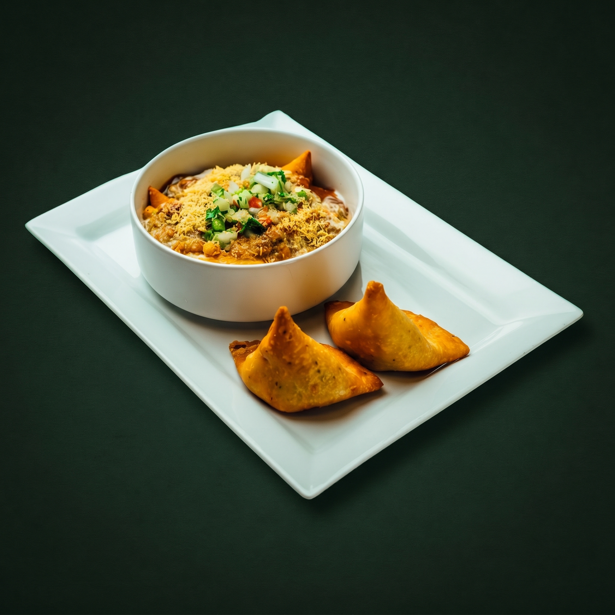 Samosa Chaat.