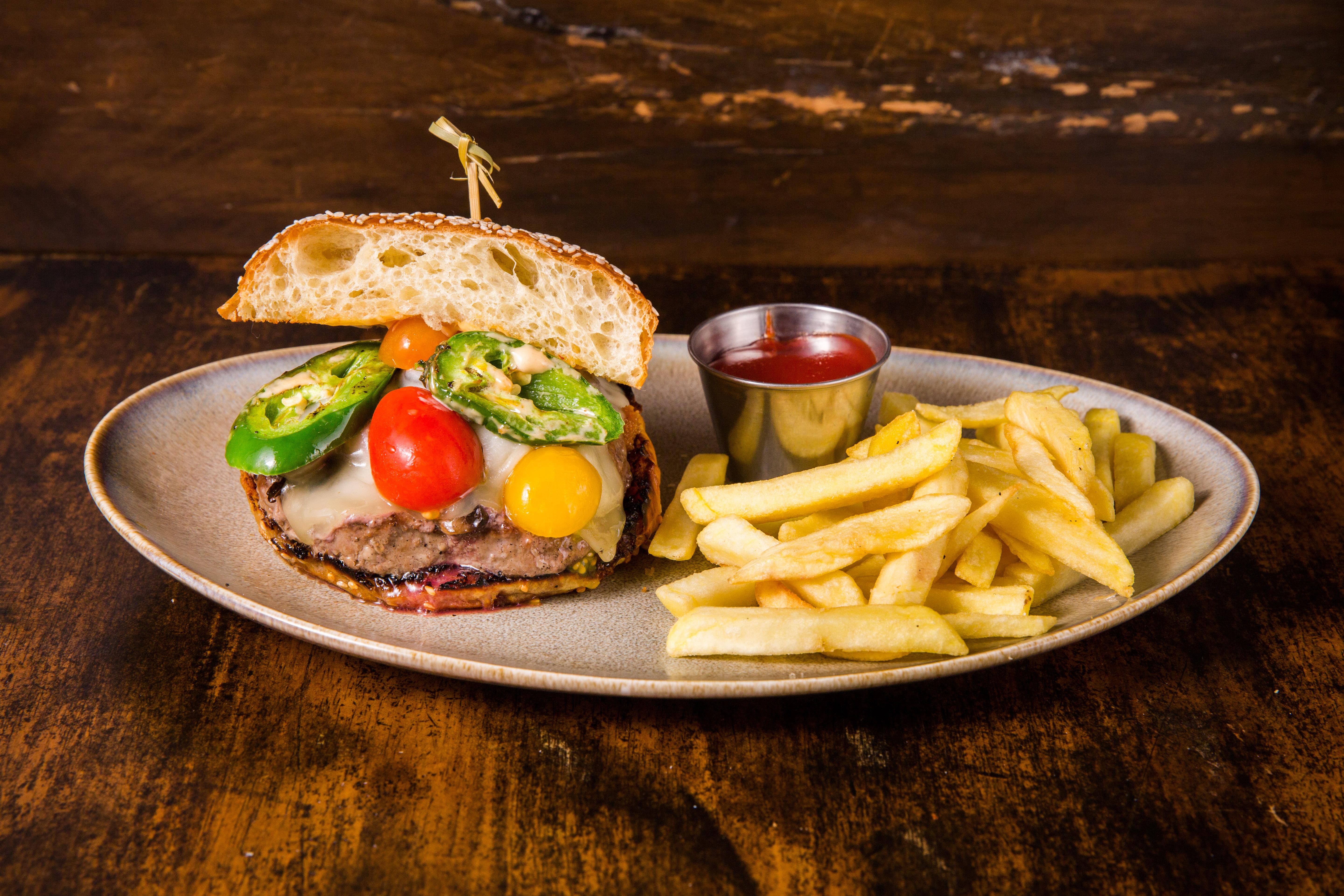 El Picante Diablo Burger.