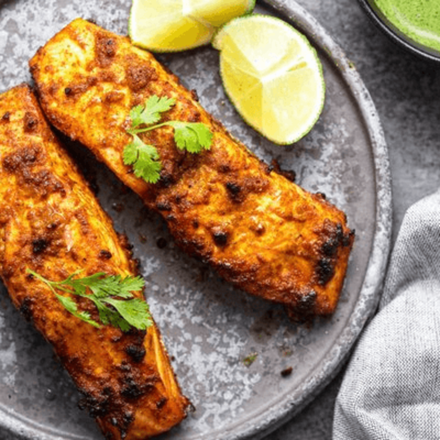 Smoked Tandoori Salmon (Alaskan Fresh).