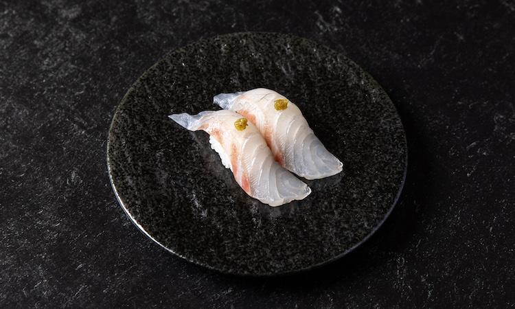 Japanese Red Snapper Sushi.