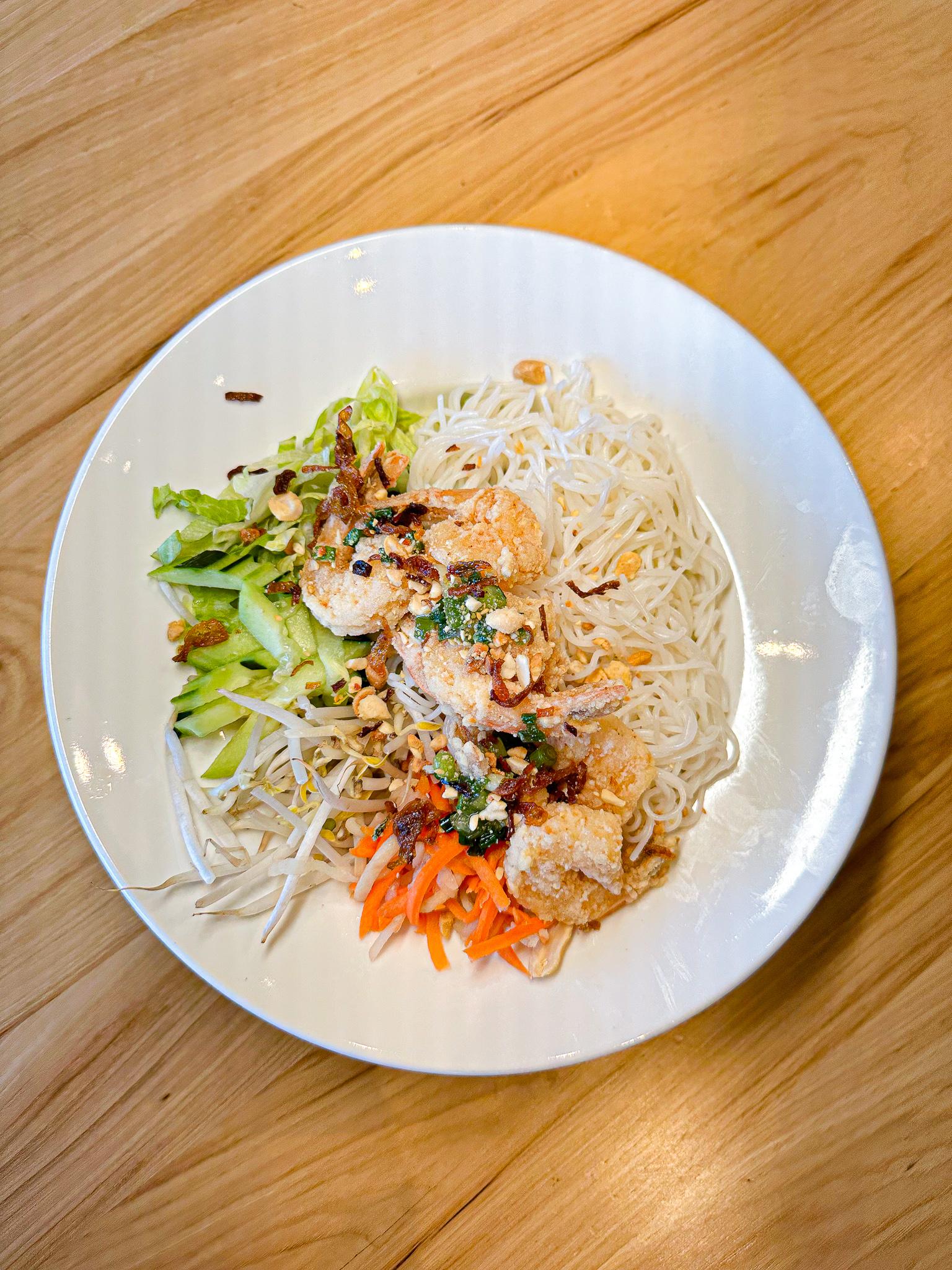 Spicy Shrimp Vermicelli.