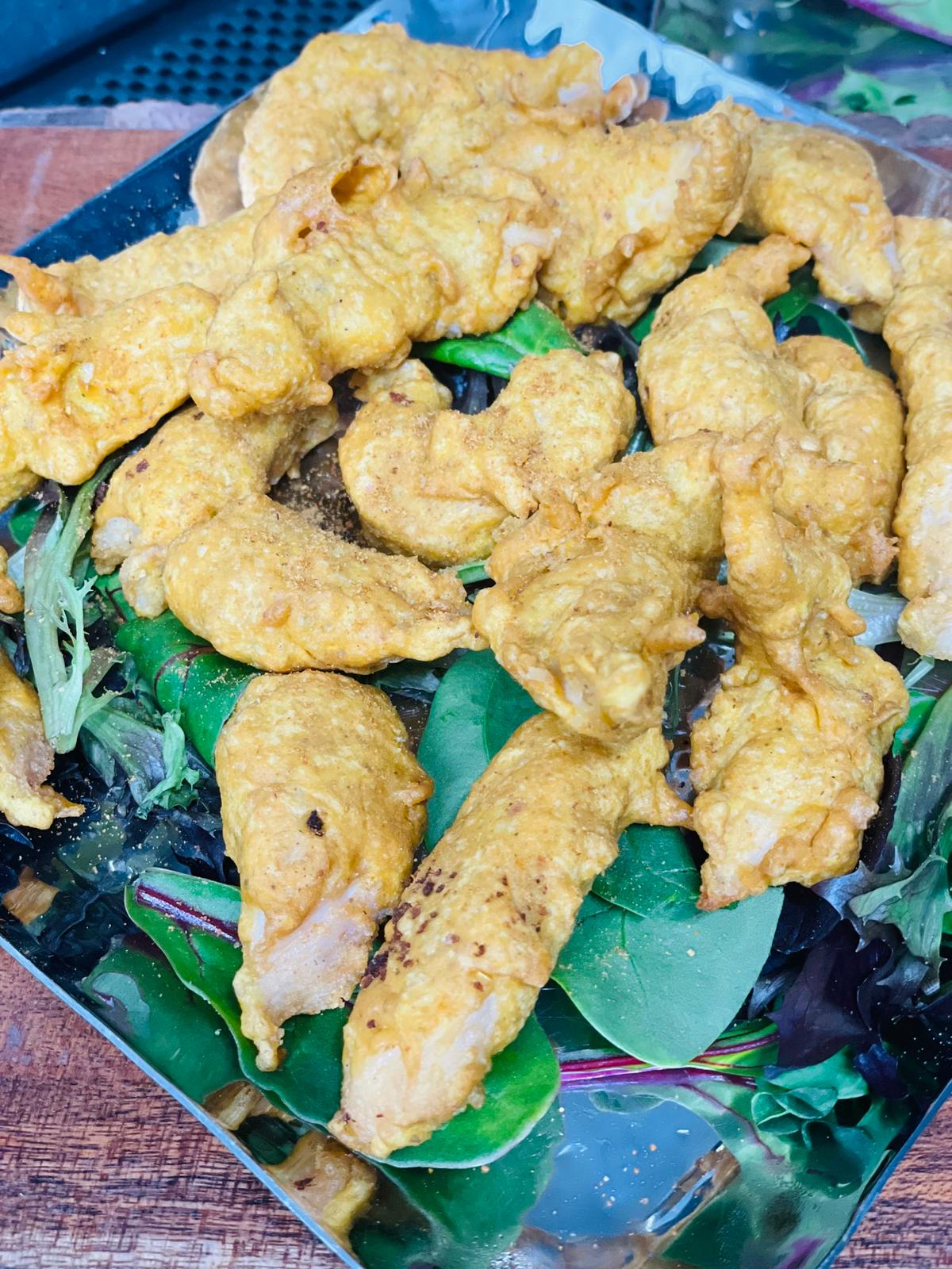 ◼️ Chicken Pakoras (GF/KF).