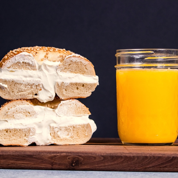 Plain Bagel & Cream Meal.