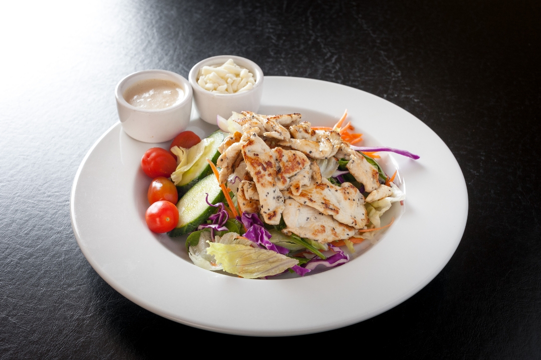 ASIAN GRILLED CHICKEN SALAD.