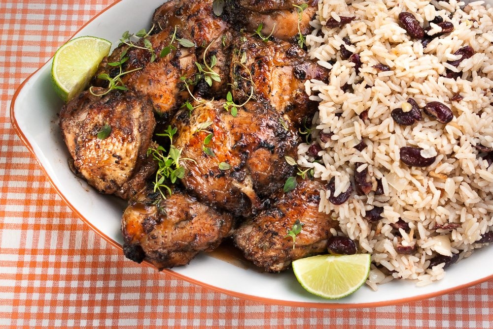 Large Jerk Chicken.