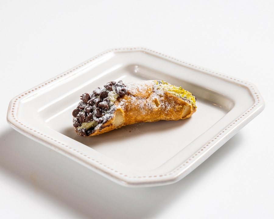 Mini Pistachio Cannoli.