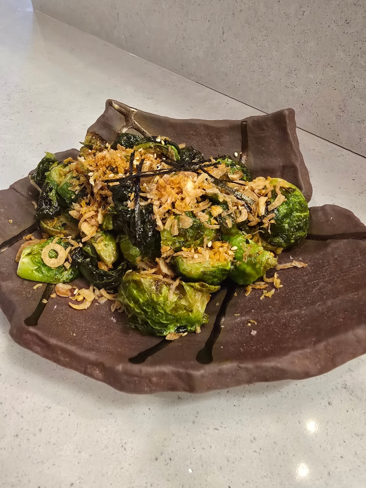 Caramelized Brussels Sprout.