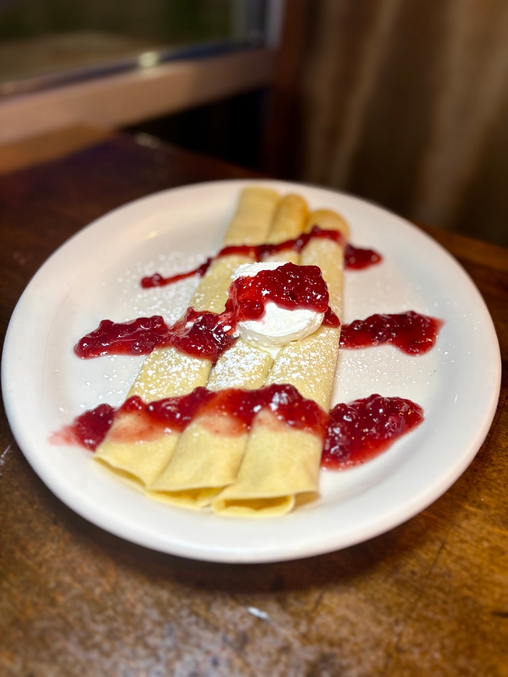 Lingonberry Crêpes.