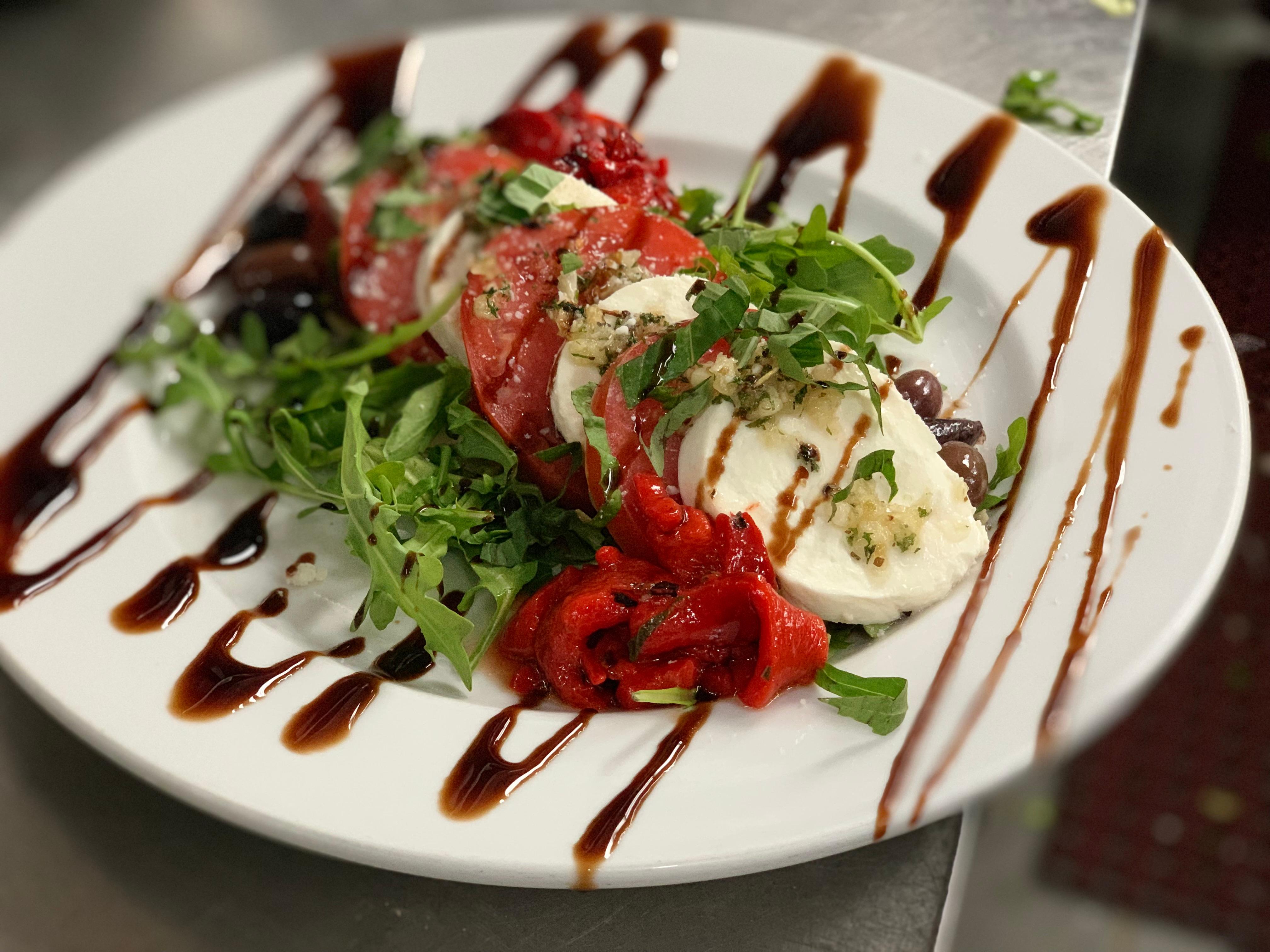 Mozzarella Caprese.