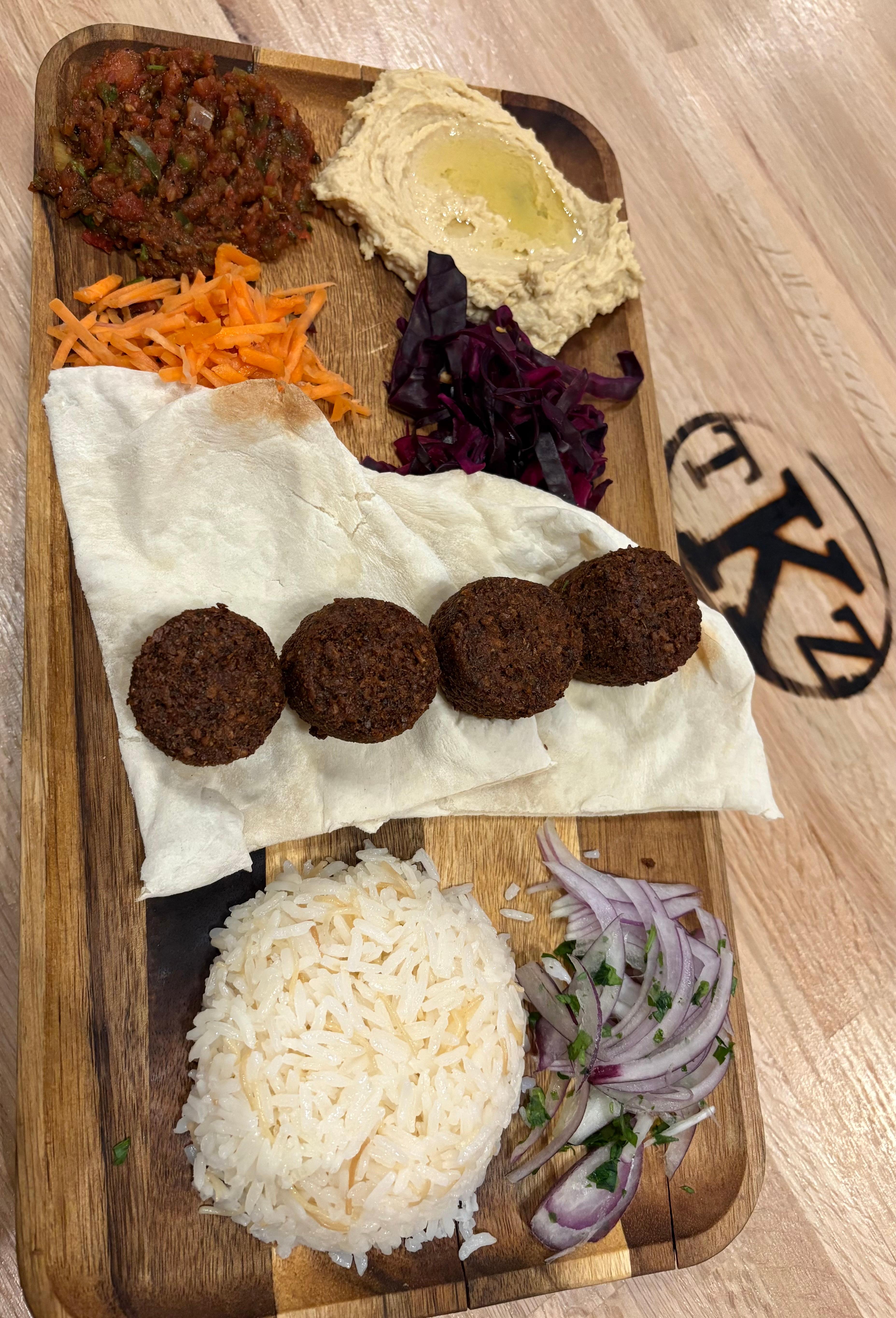 Felafel Plate.