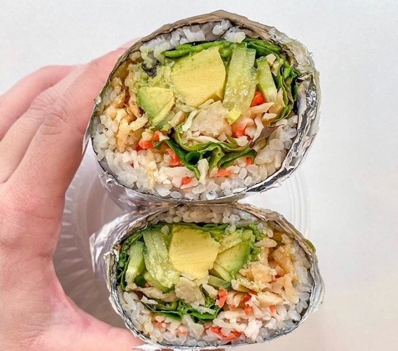 California love burrito.