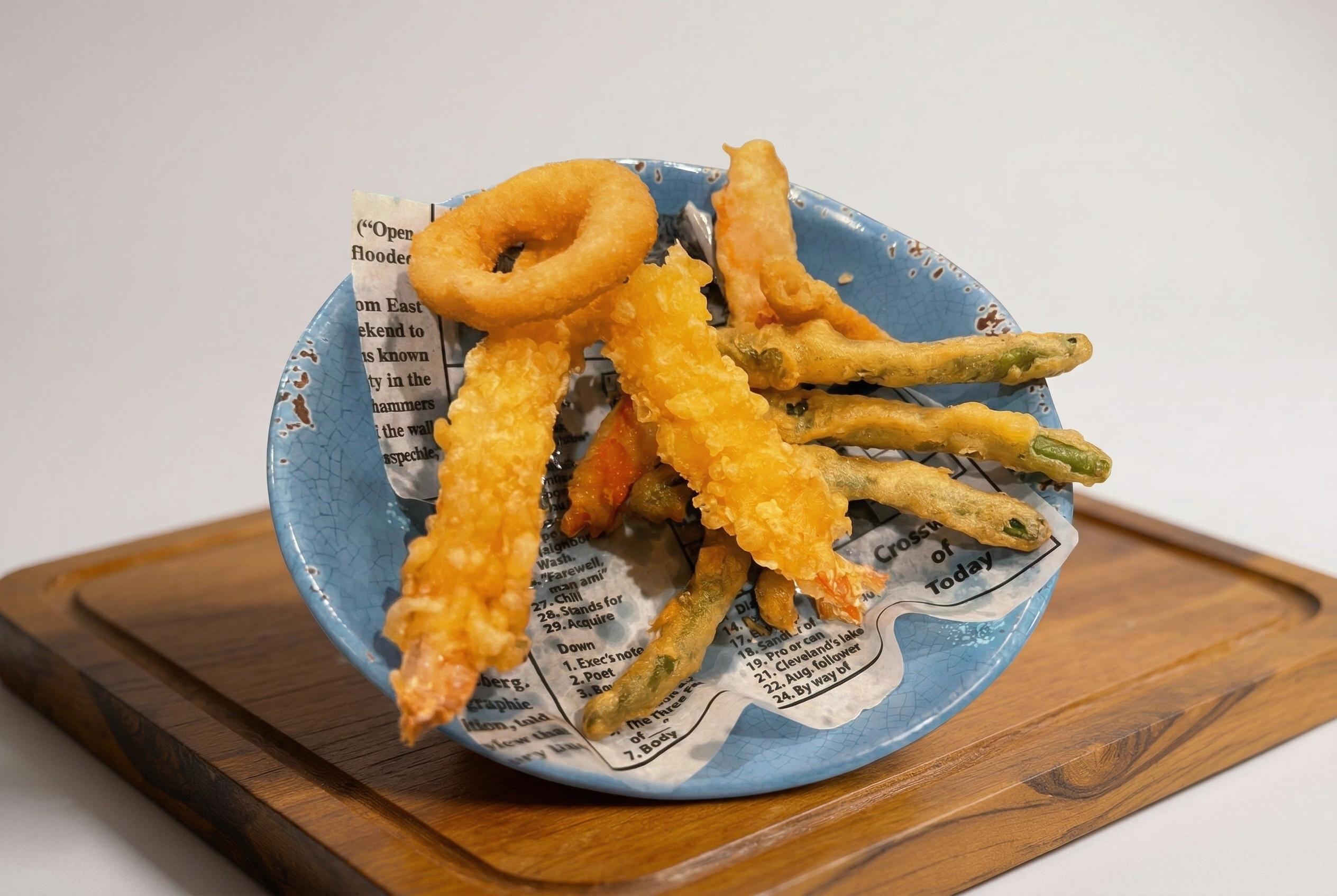 混合天妇罗 Mixed Tempura.
