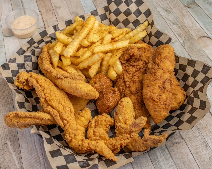 9 Piece Fried Platter.