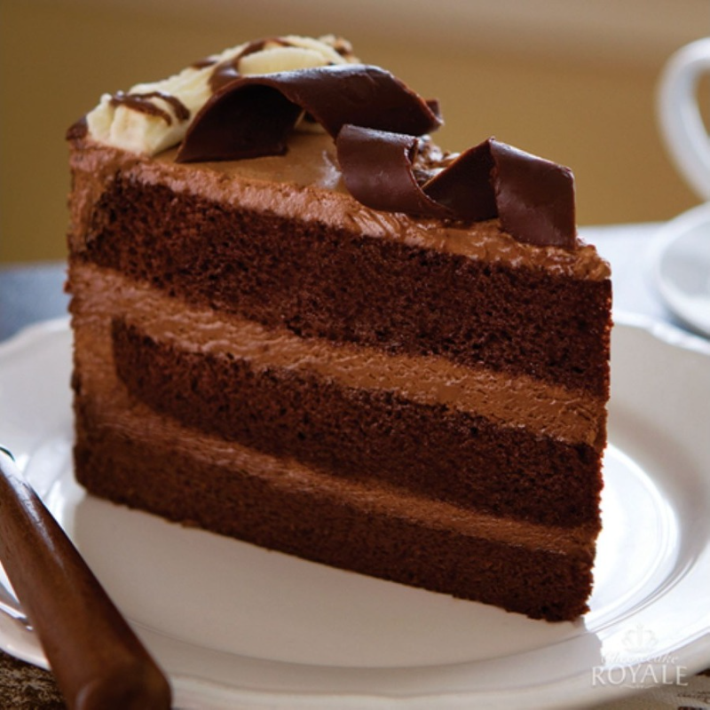 Chocolate Mousse Cake.