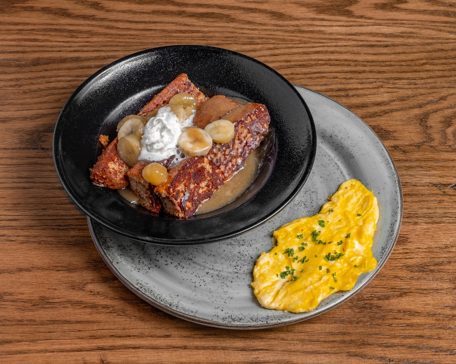 Banana Foster French Toast.