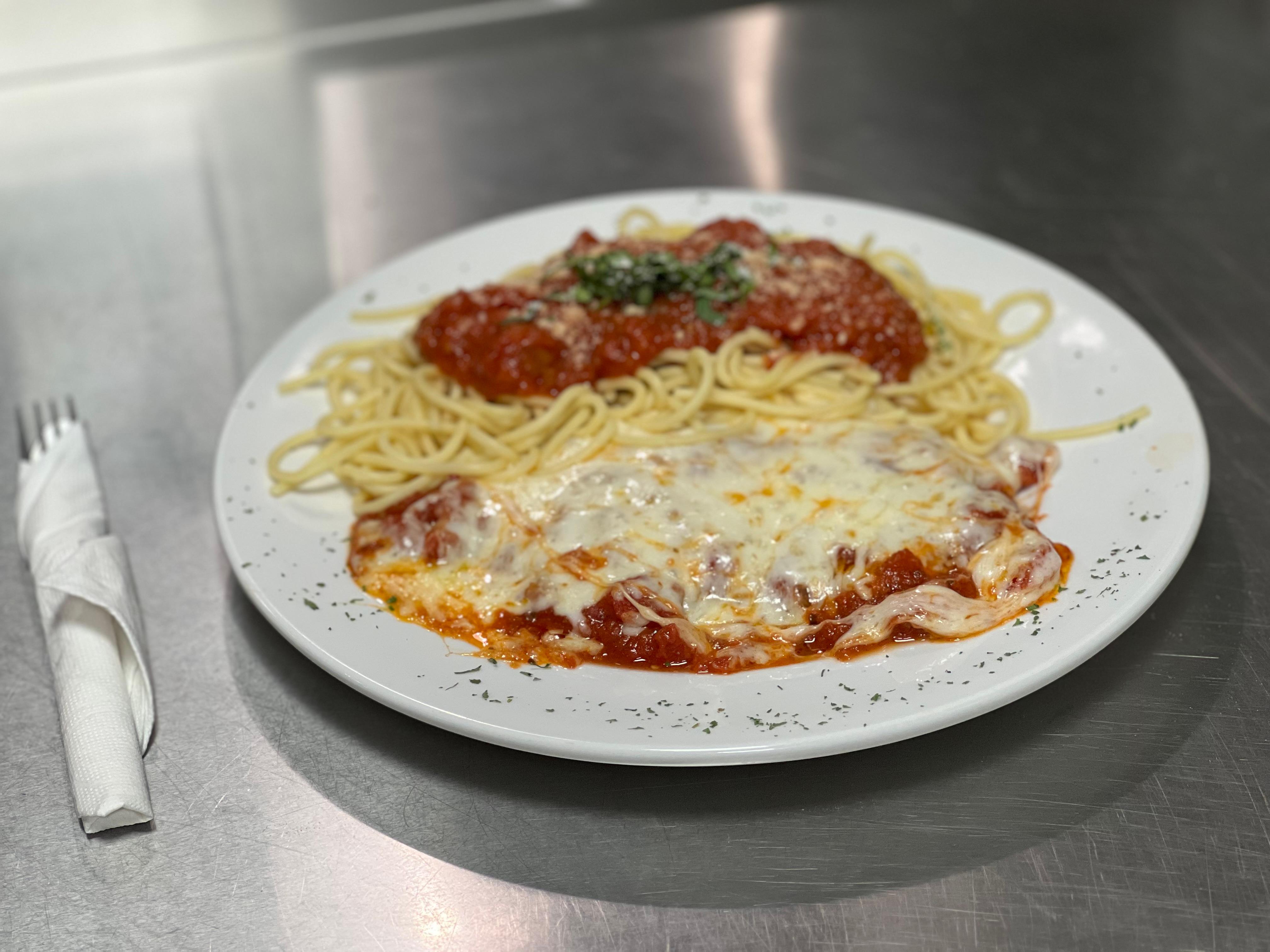 Chicken Parmigiana.