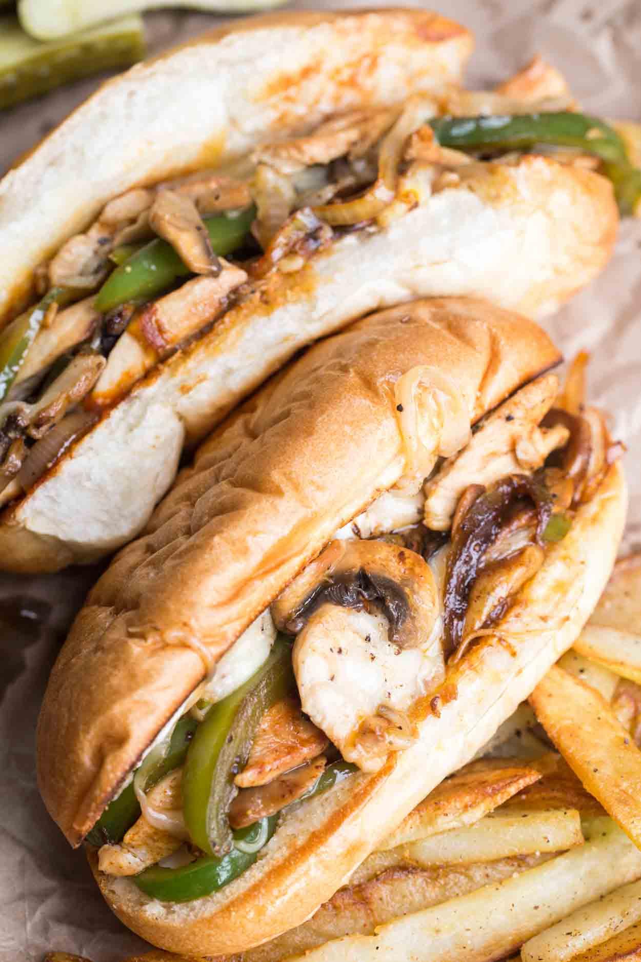 Philly Chicken Cheese Steak.