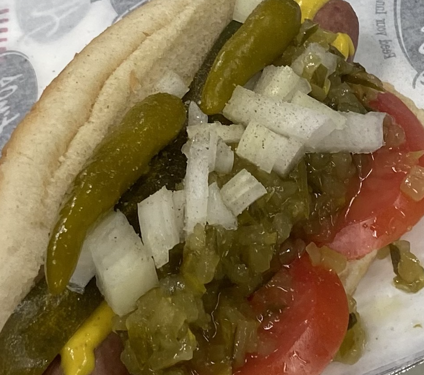 Chicago Style Hot Dog **.