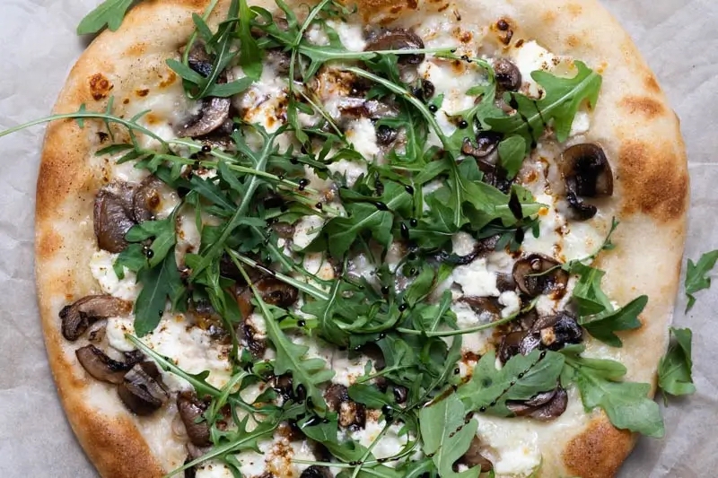 Mush Truff Pizza.