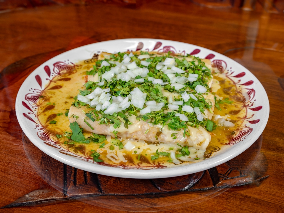 Enchiladas Verdes.