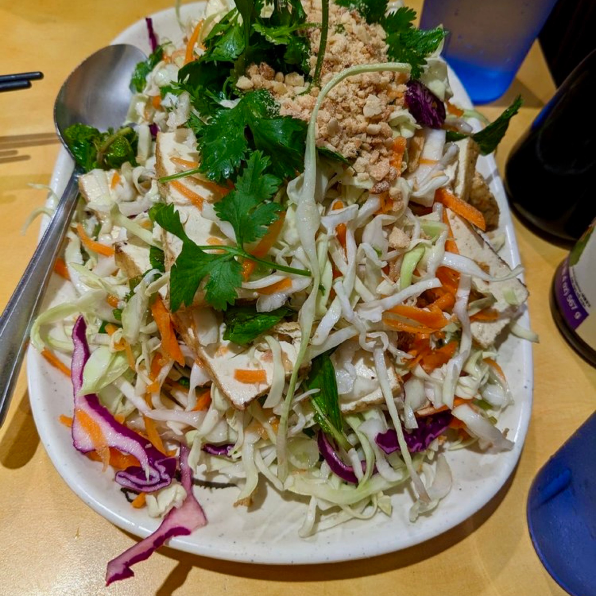 67. Tofu salad - gỏi đậu hủ.