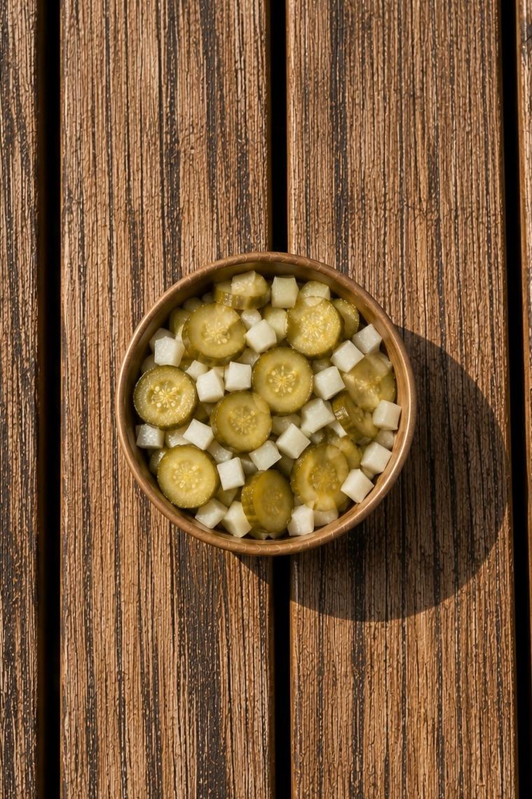 Spicy Soy Pickles.