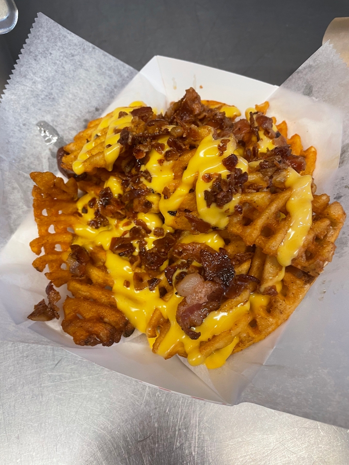 Waffle Bacon Cheese Fries.
