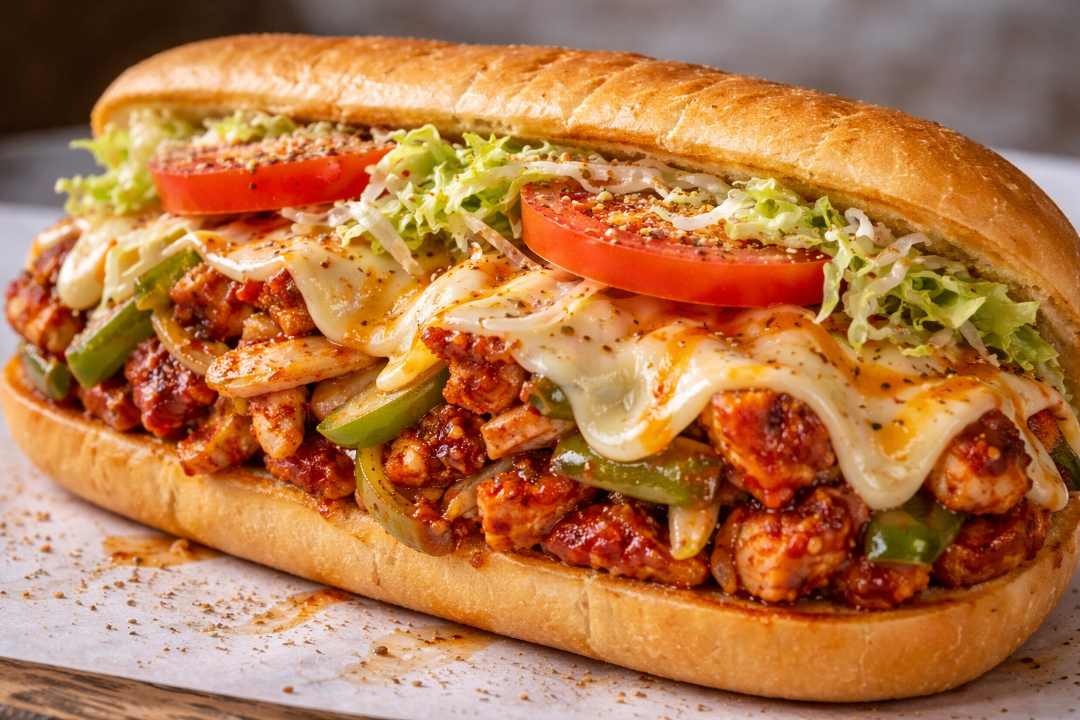 Haazs Chicken Cheesesteak Hero.