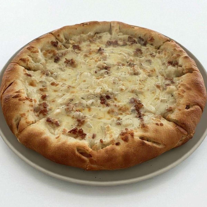 Chicken Bacon Ranch Pizza.