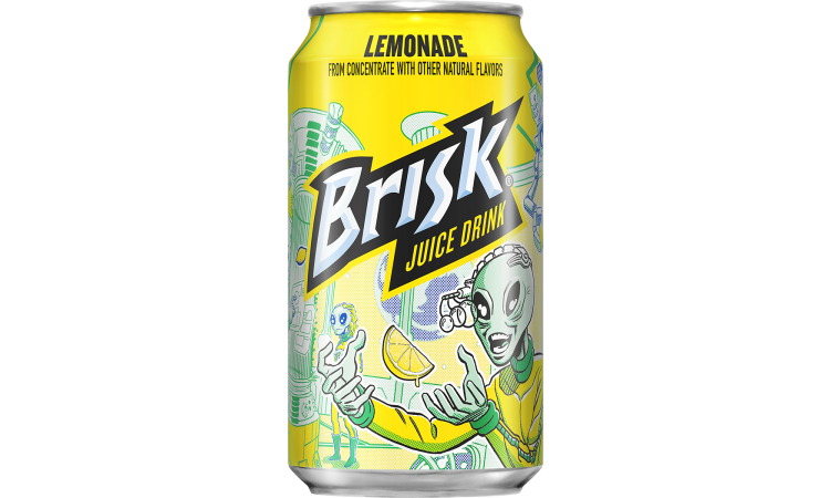 Brisk Lemonade - 12oz Can.