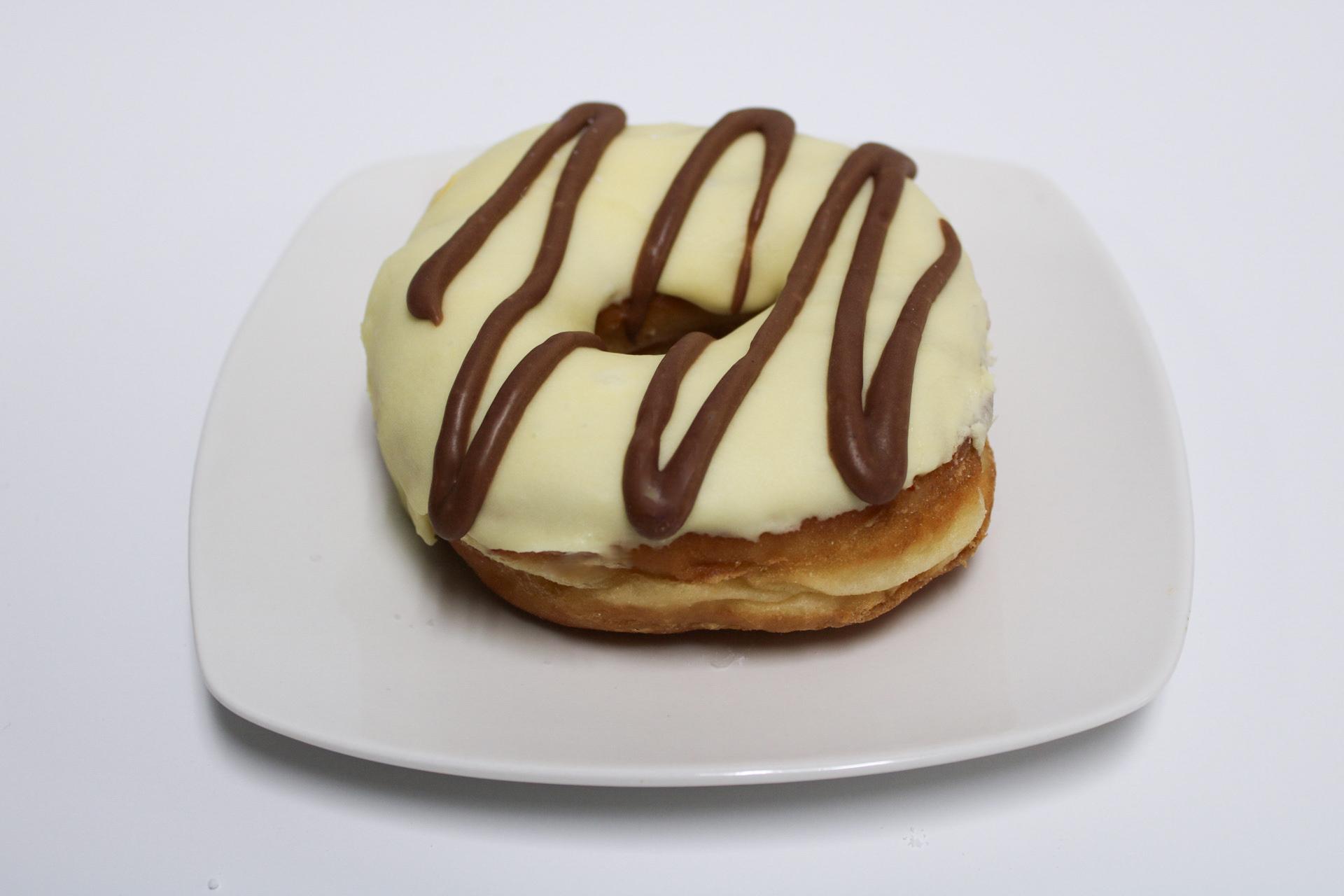 Banana Iced W/ Chocolate Drizzle.