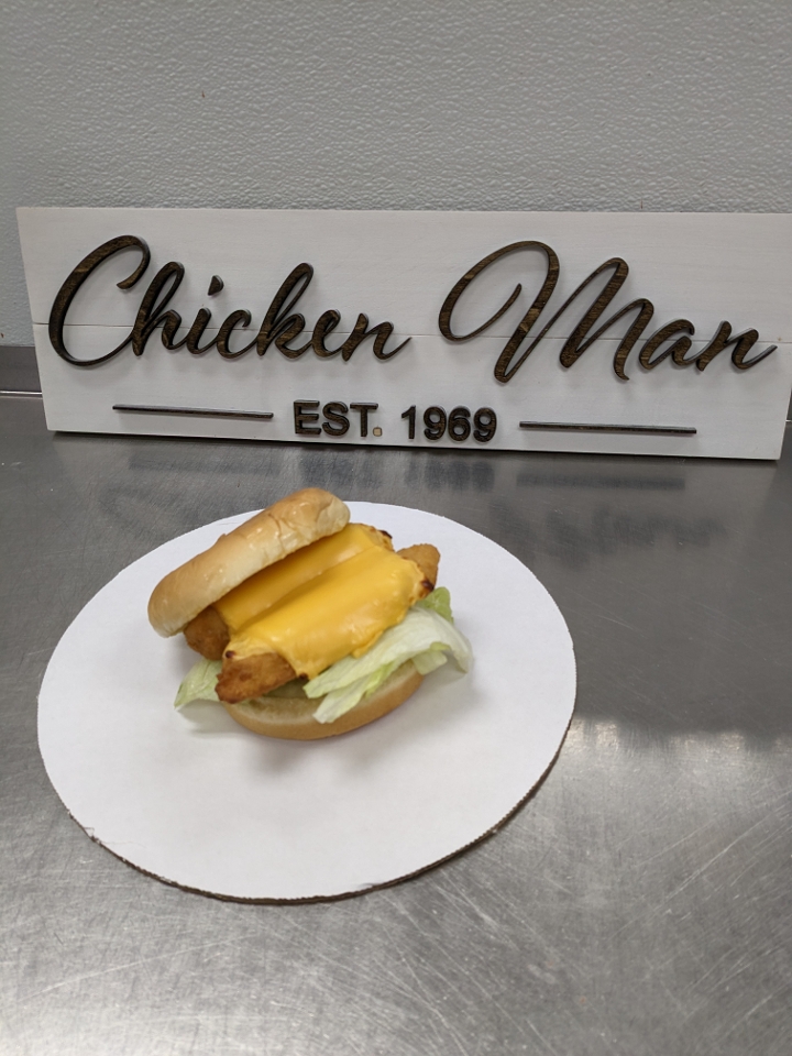 Fish Burger Sandwich Only.