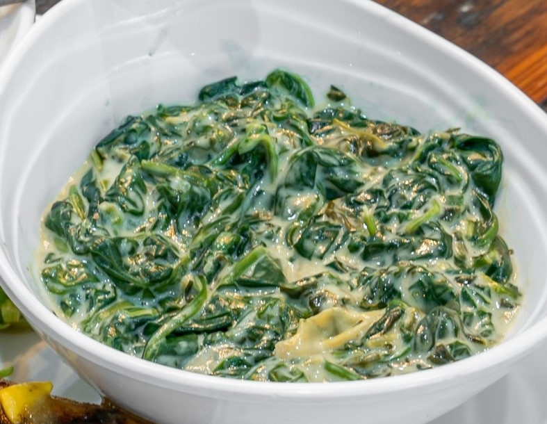 Creamed Spinach.