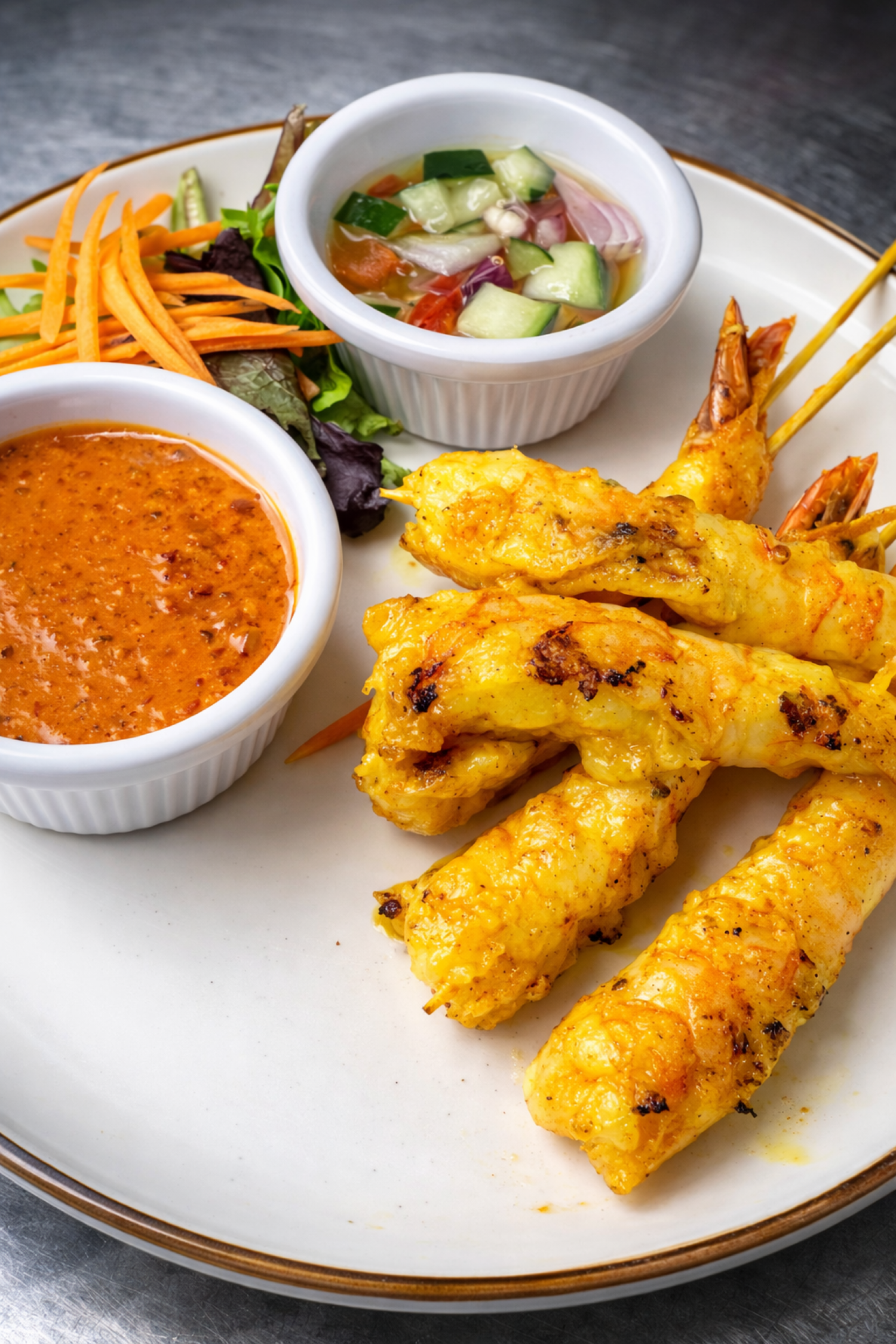 Shrimp Satay.