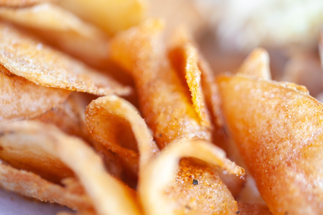 Homemade Potato Chips.