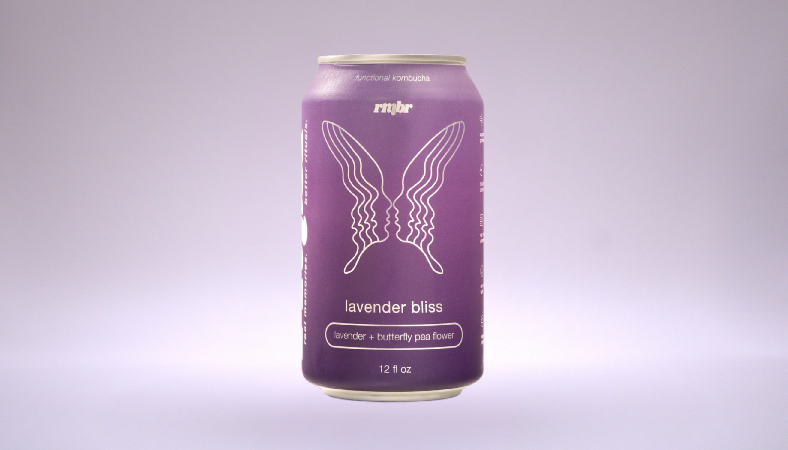 Lavender Butterfly Kombucha.