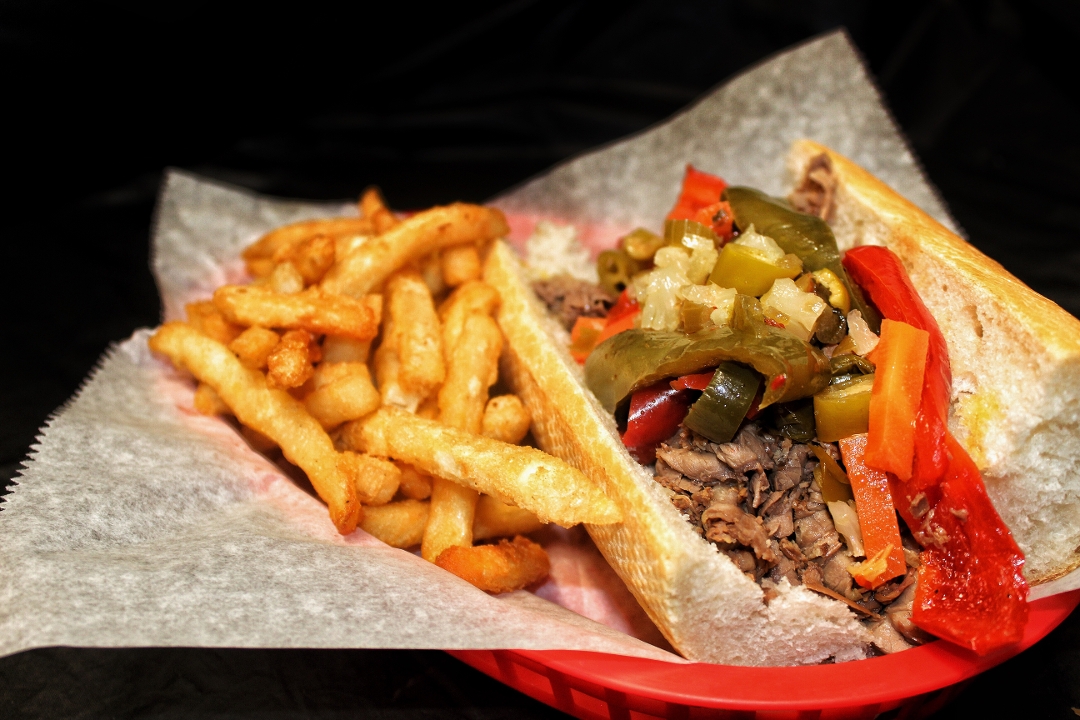 Italian Beef Sandwich.