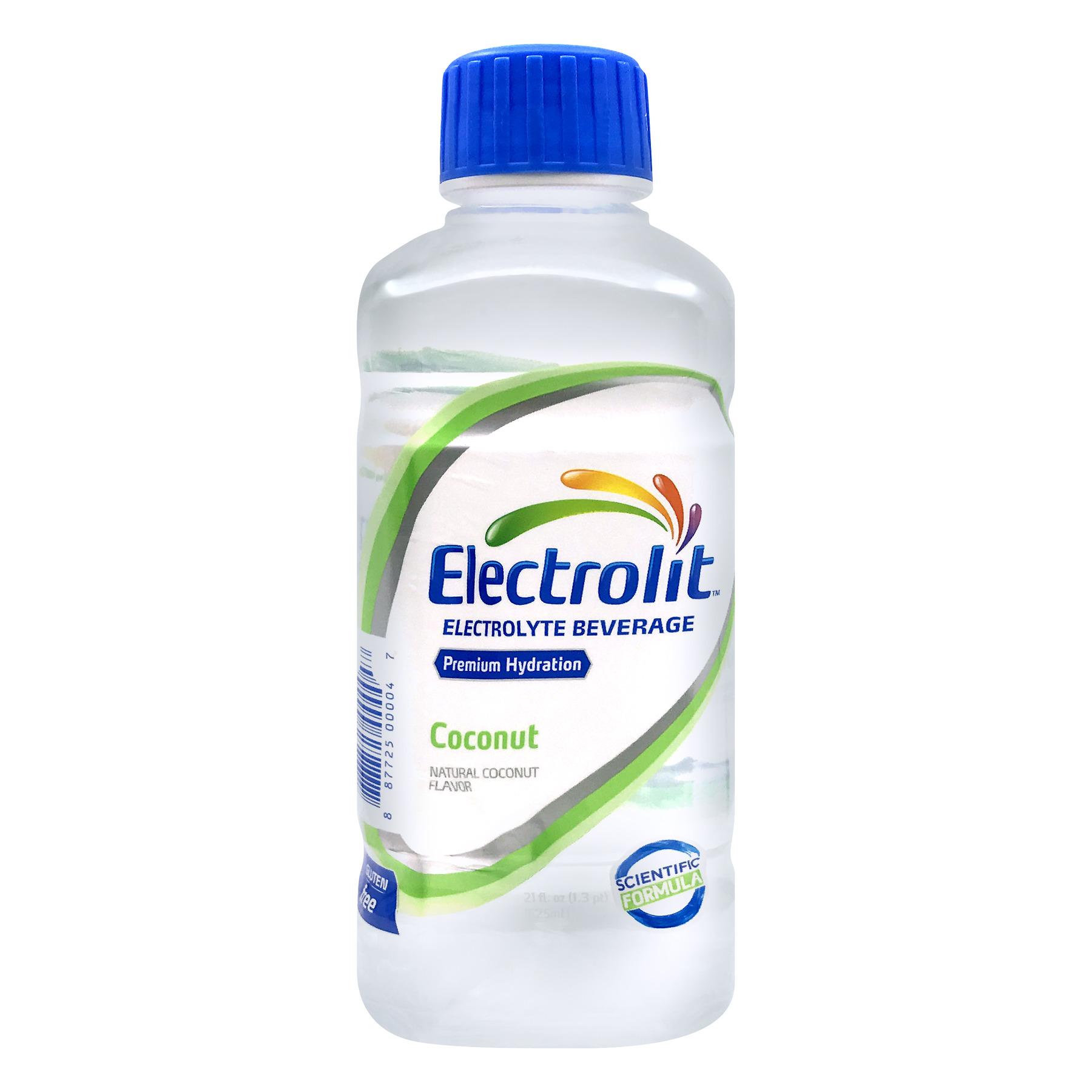 Electrolit Hydration Drink, Natural Coconut Flavor, 21.0 FL OZ.