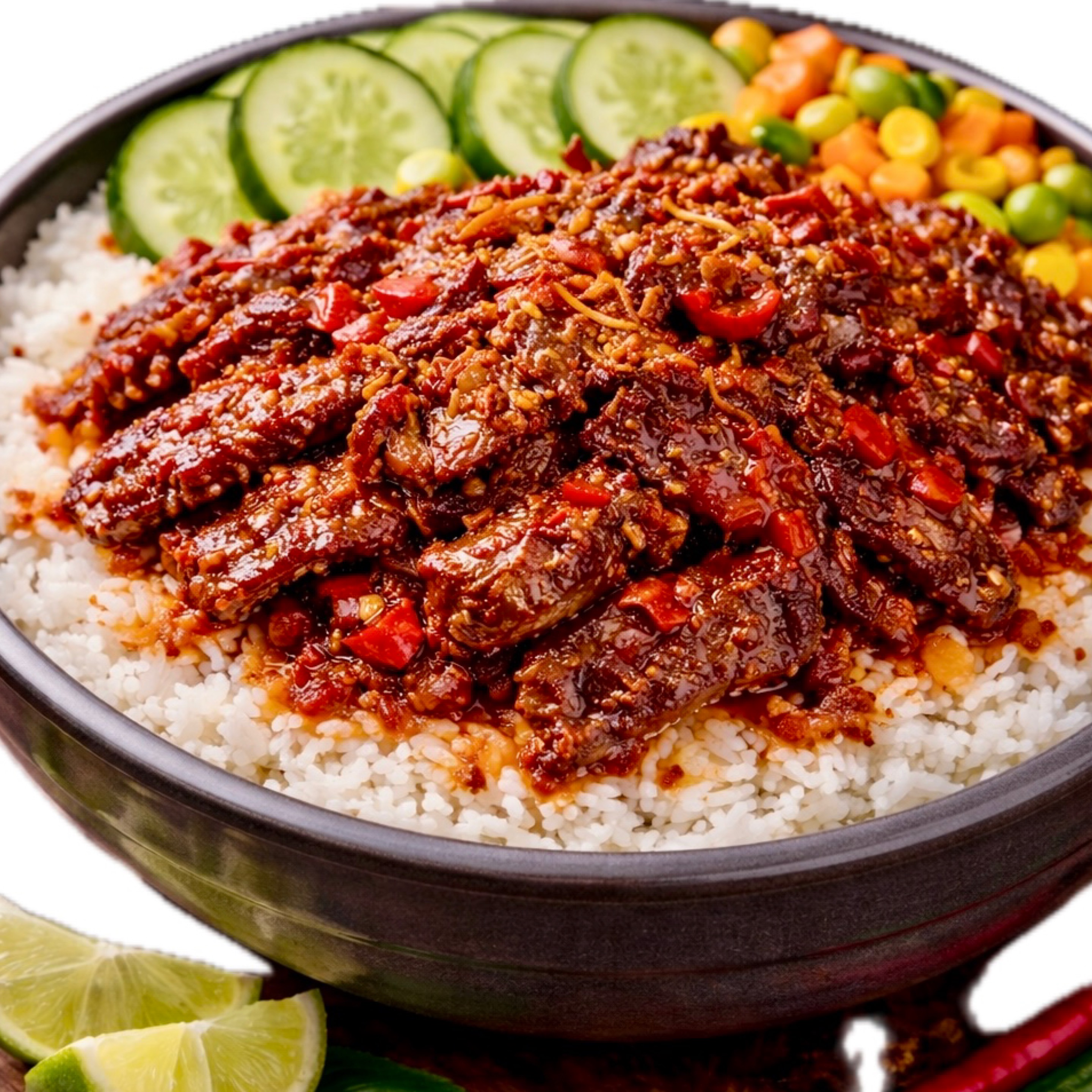 Spicy Beef Balado (Dendeng) 🌶️.