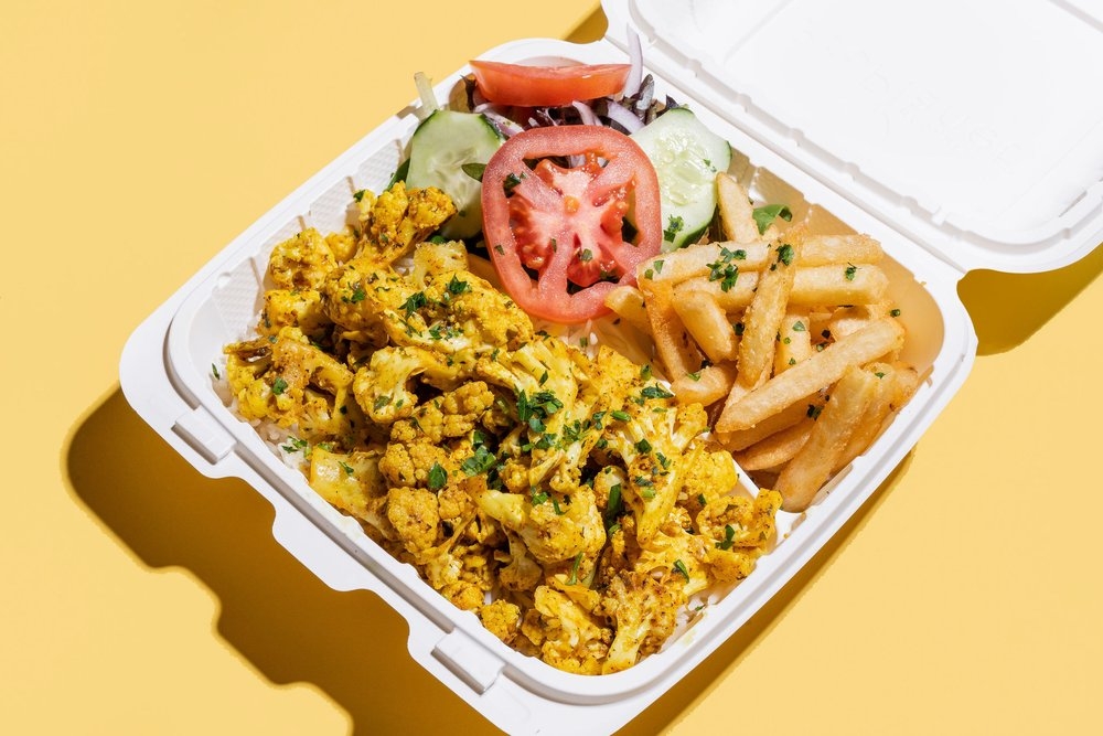 11. Cauliflower Shawarma Platter.