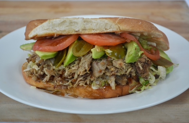 Torta De Carnitas.