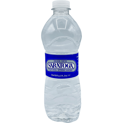 Saratoga Spring Water.