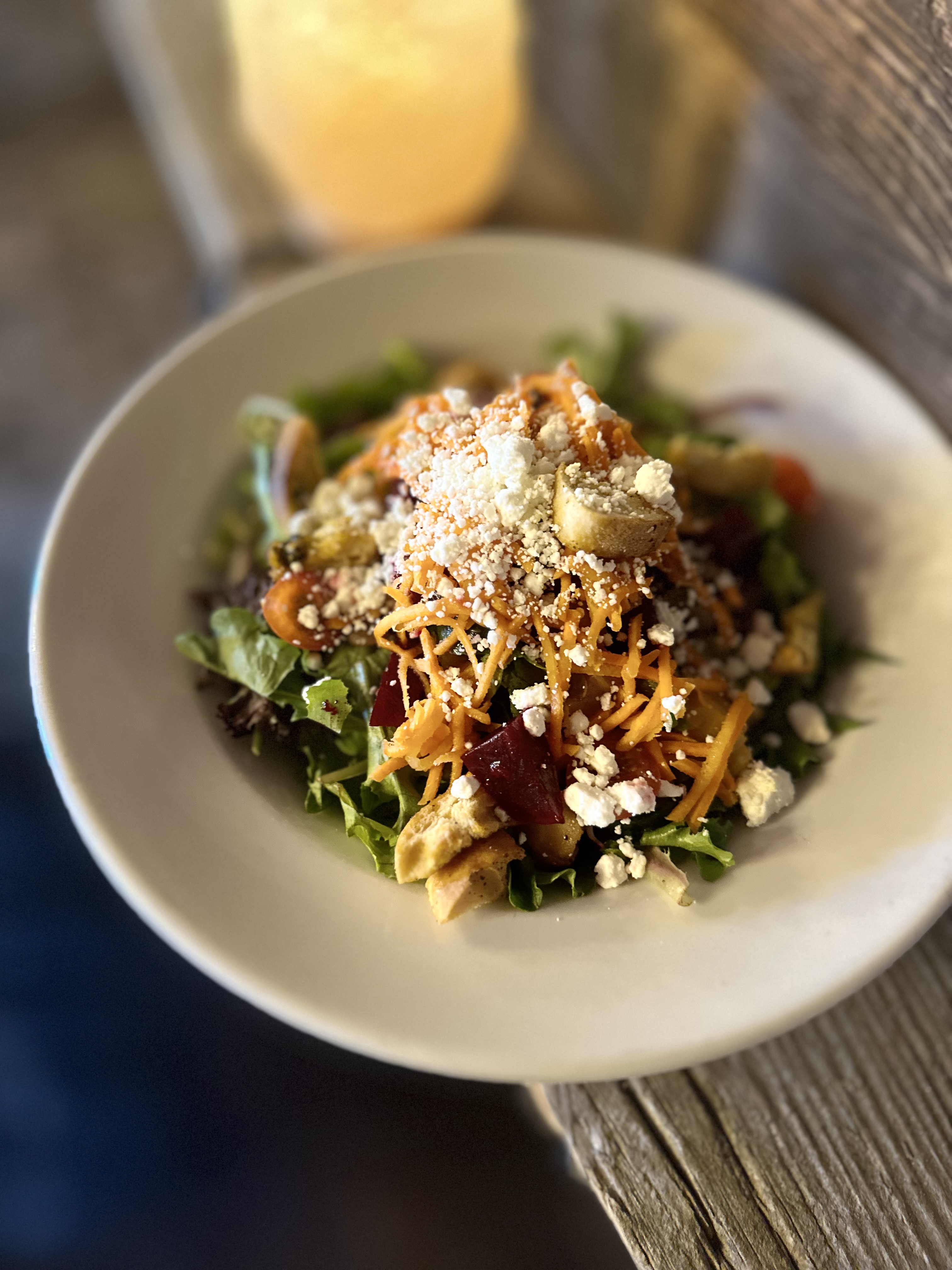 Roasted Vegetable Chop Salad.