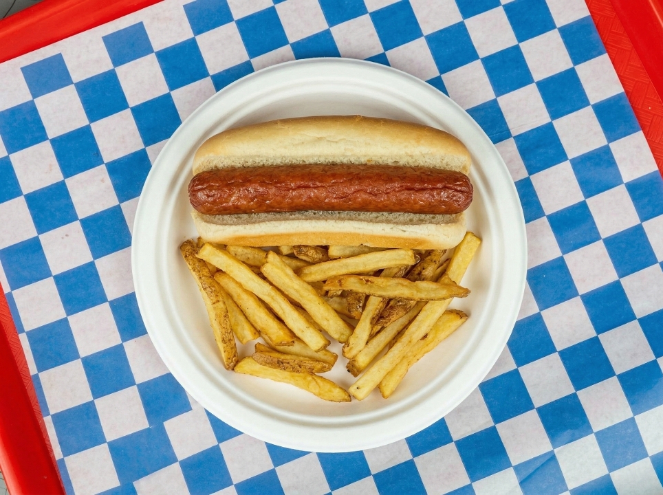 KIDS MEAL HOT DOG.
