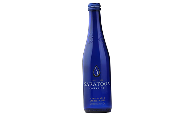Saratoga Sparkling Water.