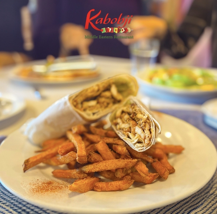 Chicken Shawarma Wrap.