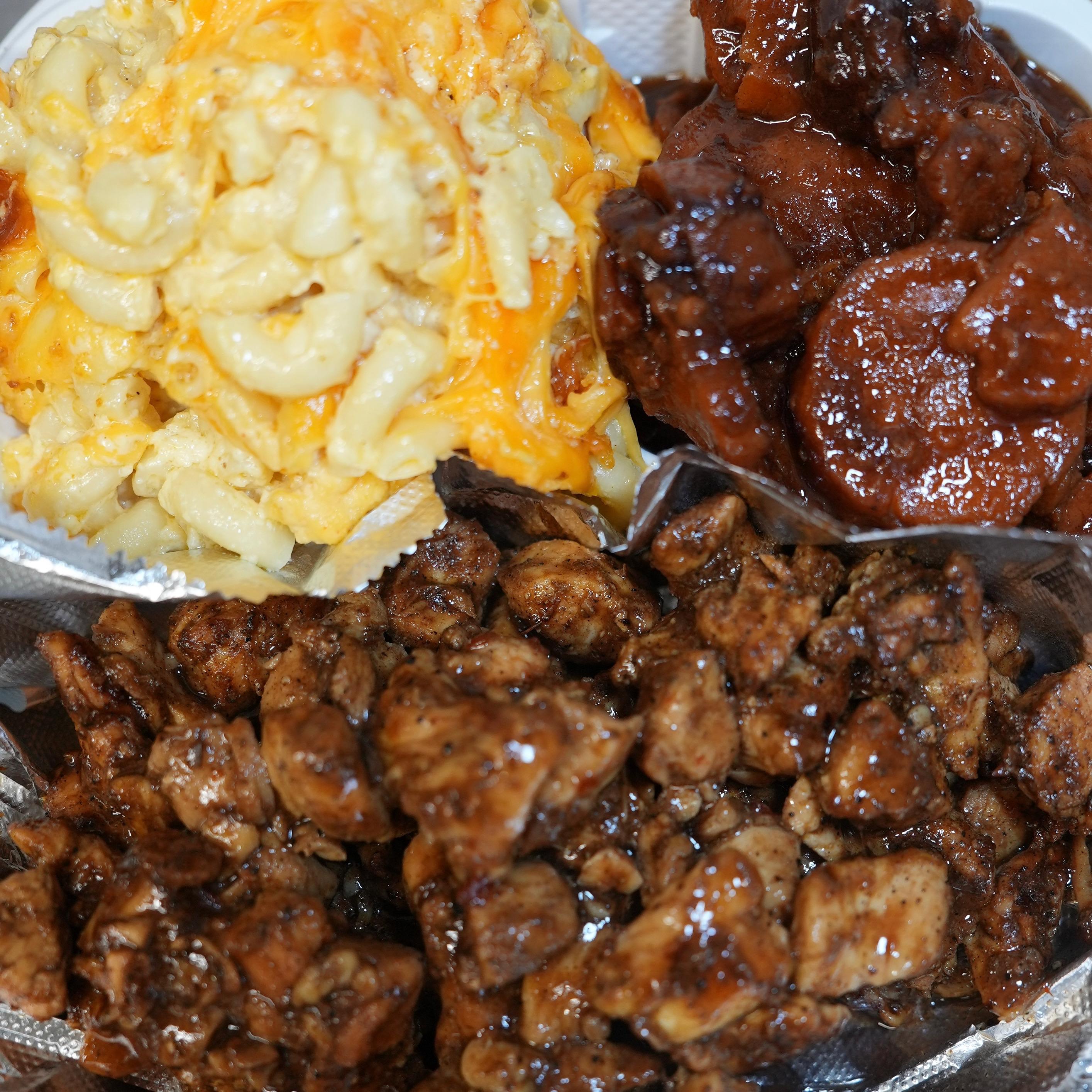 Jerk Chicken Breast Dinner.