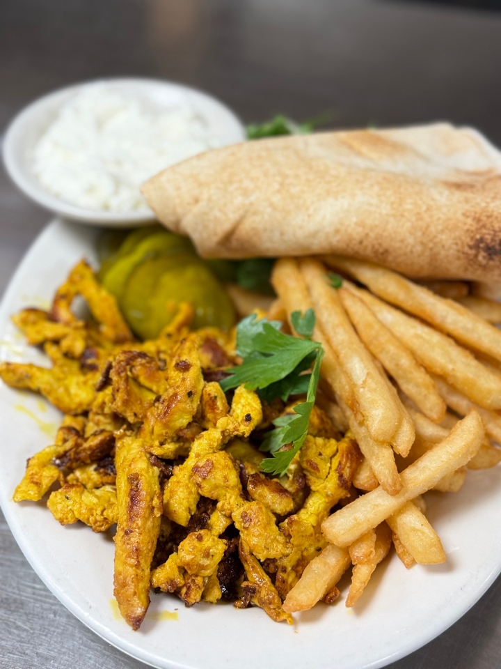 Chicken Shawarma Plate.